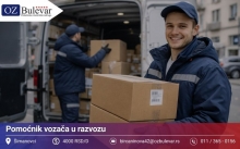 Pomoćnik vozača u razvozu | Posao preko Omladinske zadruge Bulevar