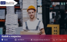 Radnik u magacinu | Posao preko Omladinske zadruge Bulevar