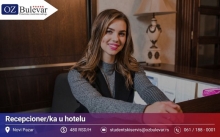 Recepcioner/ka u hotelu | Posao preko Omladinske zadruge Bulevar