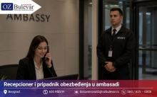 Recepcioner i pripadnik obezbeđenja u ambasadi | Posao preko Omladinske zadruge Bulevar