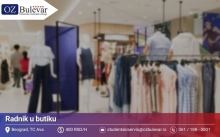 Radnik u butiku | Posao preko Omladinske zadruge Bulevar