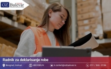 Radnik za deklarisanje robe | Posao preko Omladinske zadruge Bulevar
