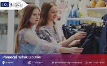 Pomoćni radnik u butiku | Posao preko Omladinske zadruge Bulevar