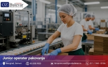 Junior operater pakovanja | Posao preko Omladinske zadruge Bulevar