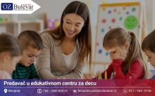 Predavač u edukativnom centru za decu | Posao preko Omladinske zadruge Bulevar
