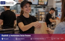 Radnik u restoranu brze hrane | Posao preko Omladinske zadruge Bulevar