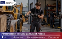 Pomoćni radnik u servisu građevinskih mašina | Posao preko Omladinske zadruge Bulevar