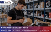 Radnik na deklarisanju auto-delova | Posao preko Omladinske zadruge Bulevar