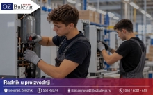 Radnik u proizvodnji | Posao preko Omladinske zadruge Bulevar